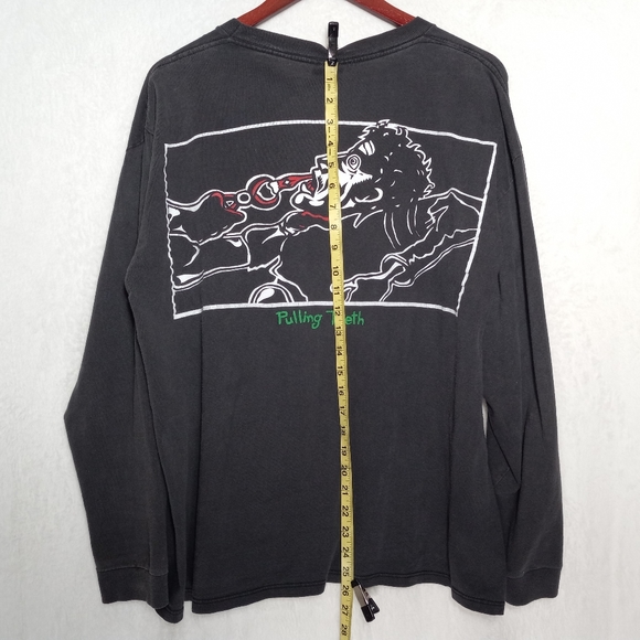 Vintage Band tee 94' Green Day "Pulling Teeth" long sleeve crewneck band t-shirt - Picture 7 of 16